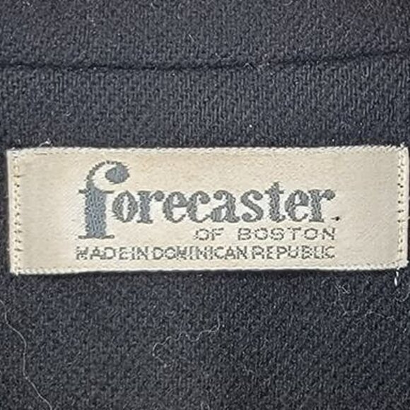 Forecaster of Boston 100% Wool Single Button Front Blazer 9/10 Black - Picture 2 of 5